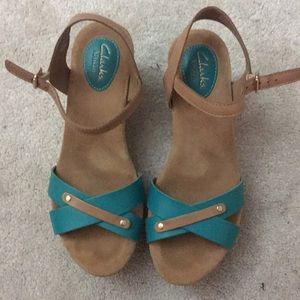 Clarks platform wedge